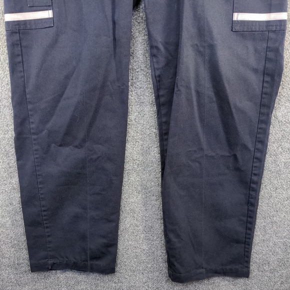 FedEx Stan Herman Men's Reflective Uniform Pants Blue Size 34x33 Employee - Picture 8 of 11